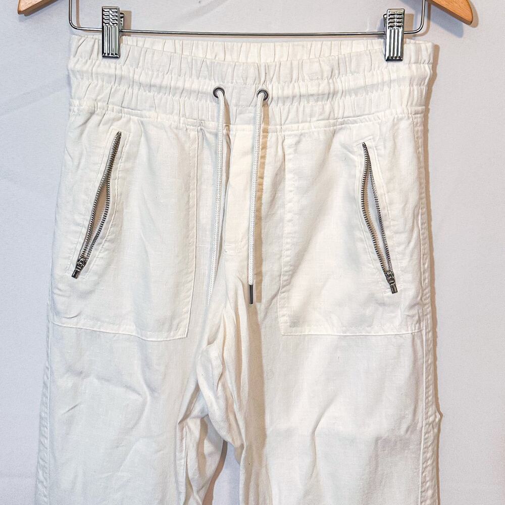 3 FOR $50! 🎁 ATHLETA Cabo Linen Jogger in White Sz. 2 - Picture 6 of 11